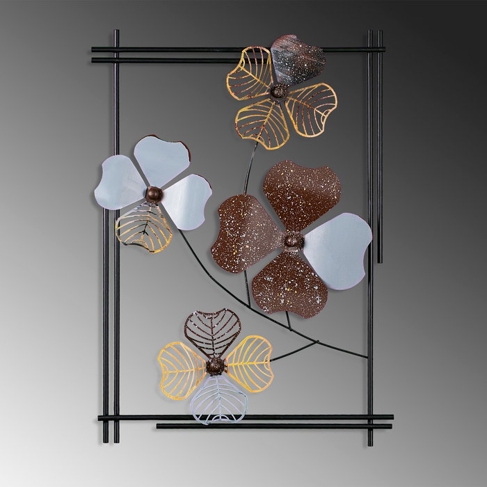 Wallity Weinan 3 Escultura de Pared de Metal Multicolor Wallity Weinan 3 Escultura de Pared de Metal Multicolor